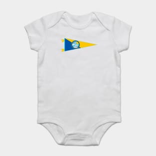 Santa Ana Flag Pennant Baby Bodysuit